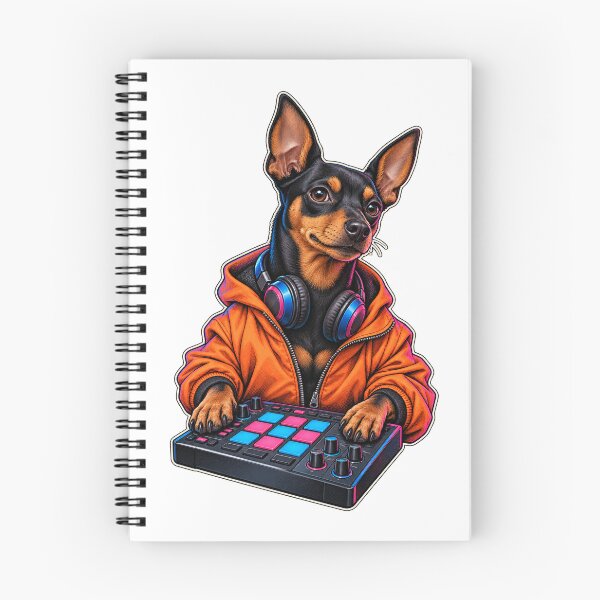 Item preview, Miniature Pinscher Beat Machine designed and sold by PlanetPiperArt.