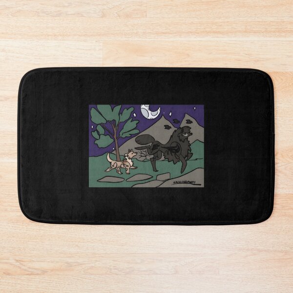 Item preview, Playful Wolves Howling Under The Moonlight designed and sold by Fibi-studio.