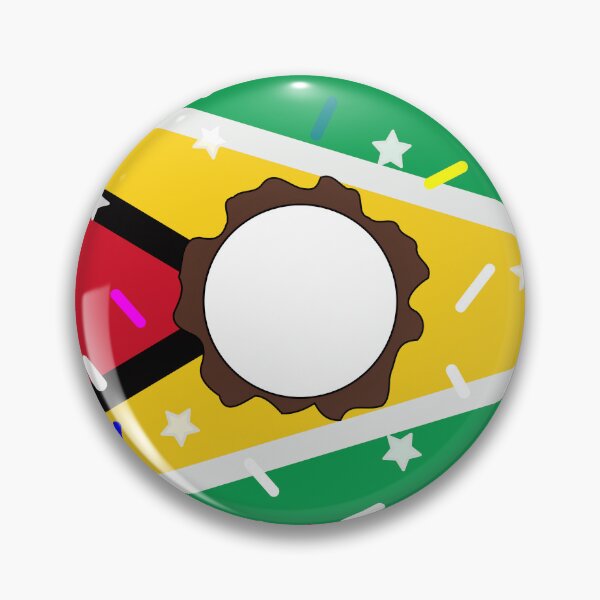 Item preview, Guyana Flag Donut – Colorful Sprinkles Country Pride designed and sold by TheIconSmith.