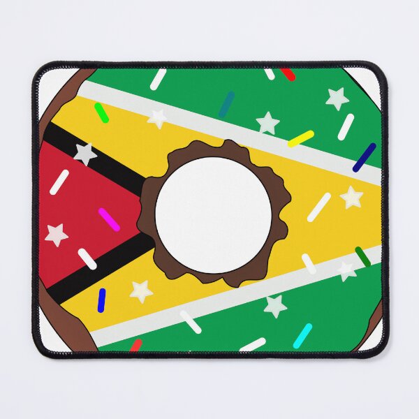 Item preview, Guyana Flag Donut – Colorful Sprinkles Country Pride designed and sold by TheIconSmith.