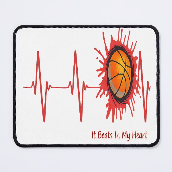 Item preview, Basketball It Beats in My Heart – Basketball Heartbeat Graphic designed and sold by 4U---Store.