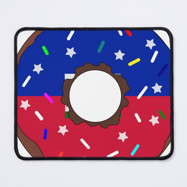 Item preview, Haiti Flag Donut – Colorful Sprinkles Country Pride designed and sold by TheIconSmith.