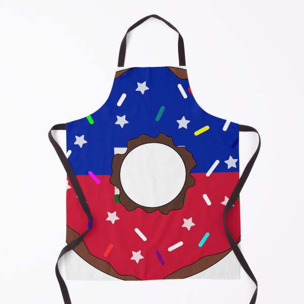 Item preview, Haiti Flag Donut – Colorful Sprinkles Country Pride designed and sold by TheIconSmith.