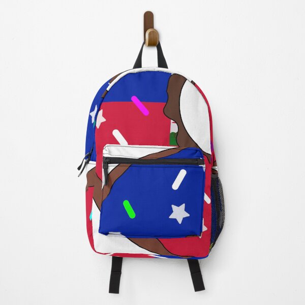 Item preview, Haiti Flag Donut – Colorful Sprinkles Country Pride designed and sold by TheIconSmith.