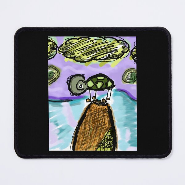 Item preview, Surreal Turtle Robot on Path Abstract Illustration designed and sold by Fibi-studio.