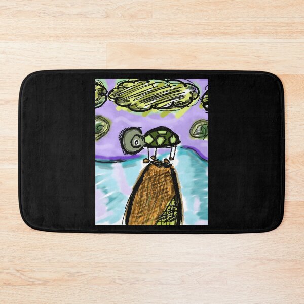 Item preview, Surreal Turtle Robot on Path Abstract Illustration designed and sold by Fibi-studio.