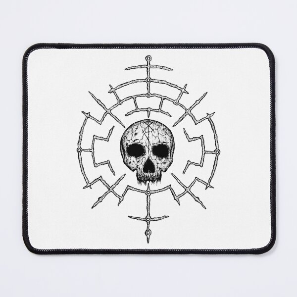 Item preview, Gandr Rune Wheel – High-Contrast Occult Skull Art designed and sold by surmind.