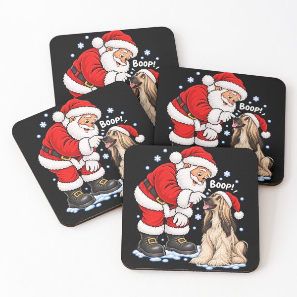Item preview, Funny Afghan Hound Dog Santa Boop Merry Chirstmas Mom Dad designed and sold by rafaeltto.