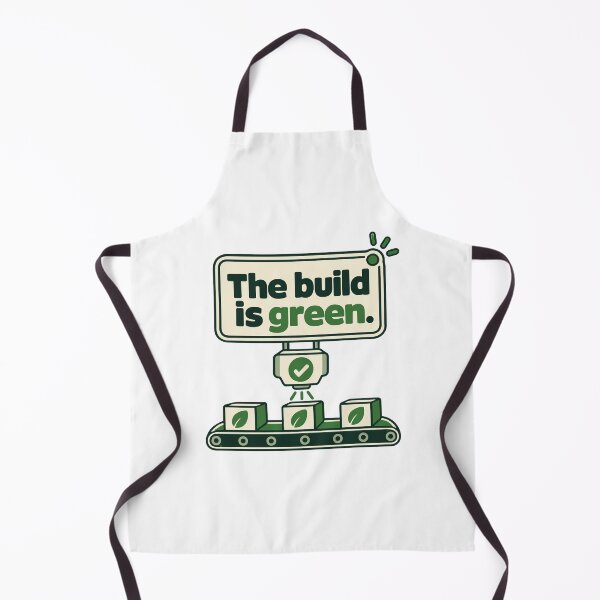 Artikelvorschau, Die Build Is Green CI/CD-Statuskarte entworfen und verkauft von ThreadQuirk.