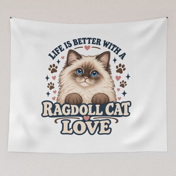 Item preview, Ragdoll Cat Love – Cute Blue Eyed Cat Lover designed and sold by Souck12.