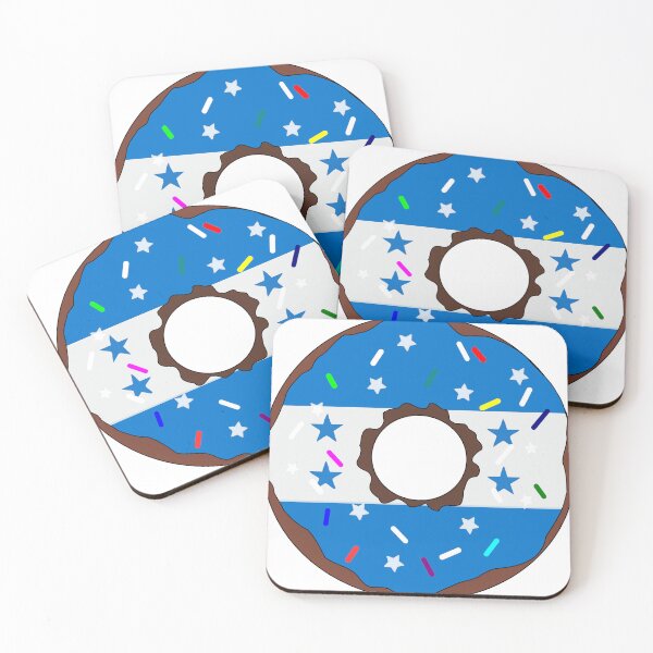 Item preview, Honduras Flag Donut – Colorful Sprinkles Country Pride designed and sold by TheIconSmith.