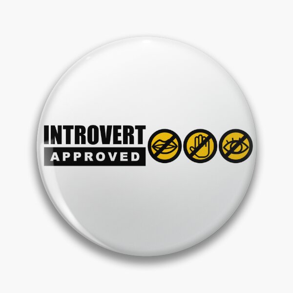 Item preview, Introvert approved designed and sold by CoCurse.