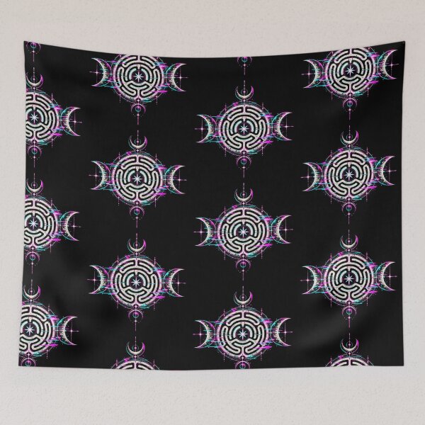 Item preview, Hecate Wheel – Cyber Occult Witchcraft Sigil designed and sold by JupiterGlitchEmpire.
