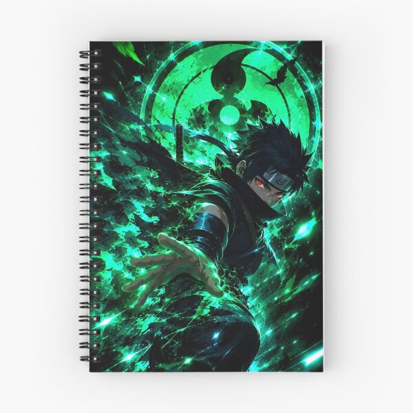 Artikelvorschau, Shisui Uchiha Green Sharingan Ninja Warrior Anime Power entworfen und verkauft von Dyan4.