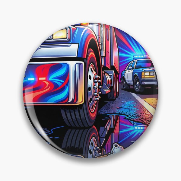 Item preview, Police Chase Trucker & Highway Violation designed and sold by NomadForge.