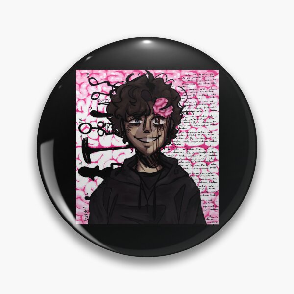 Item preview, Surreal Gothic Portrait with Brain Exposure and Script Background designed and sold by Fibi-studio.