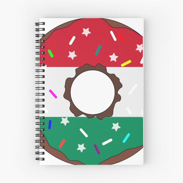Item preview, Hungary Flag Donut – Colorful Sprinkles Country Pride designed and sold by TheIconSmith.