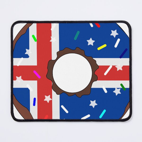 Item preview, Iceland Flag Donut – Colorful Sprinkles Country Pride designed and sold by TheIconSmith.