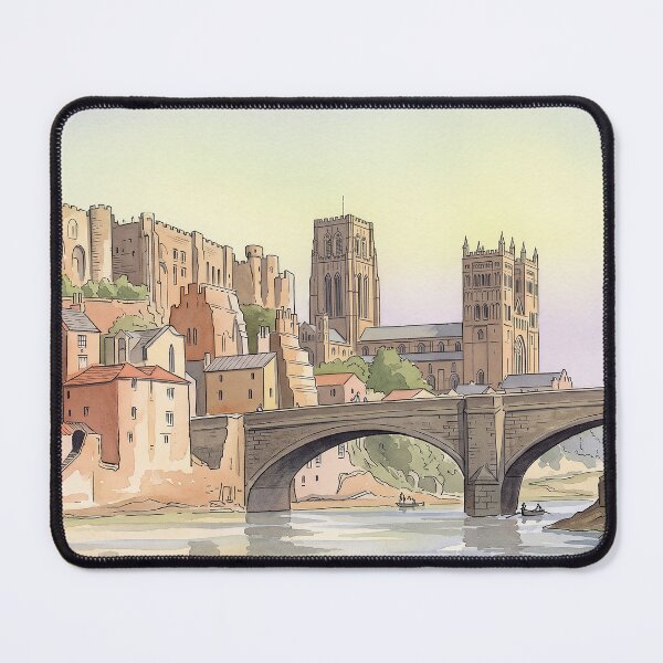 Item preview, Durham Cathedral and Castle Watercolour Art designed and sold by ArtworkNorth.