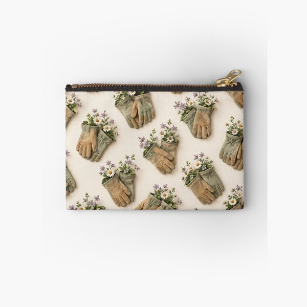 Item preview, Gardening Gloves Filled with Wildflowers – Cottage Garden Pattern designed and sold by Kaleidoscope Print.