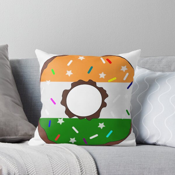 Item preview, India Flag Donut – Colorful Sprinkles Country Pride designed and sold by TheIconSmith.