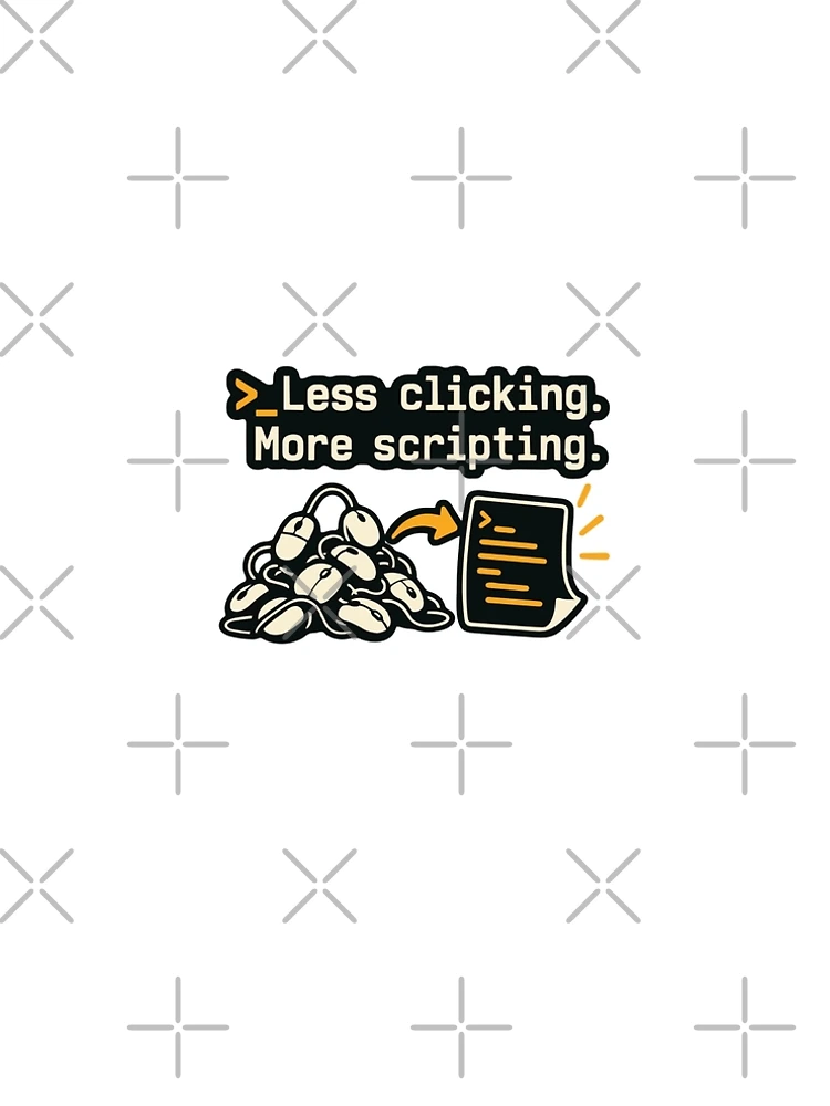 Thumbnail 5 of 5, A-Line Dress, Less Clicking More Scripting Shell Automation Graphic designed and sold by ThreadQuirk.