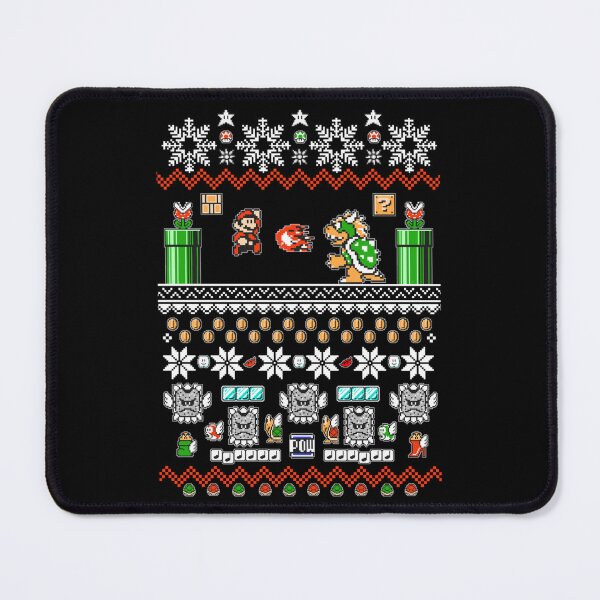 Item preview, Pixel Plumber Holiday Ugly Sweater designed and sold by PigmentPrint.