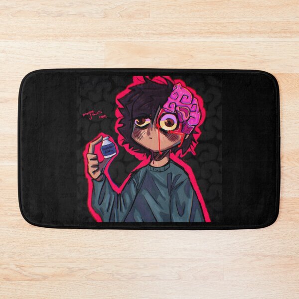 Item preview, Brain Ache Cartoon Character Holding Ibuprofen designed and sold by Fibi-studio.