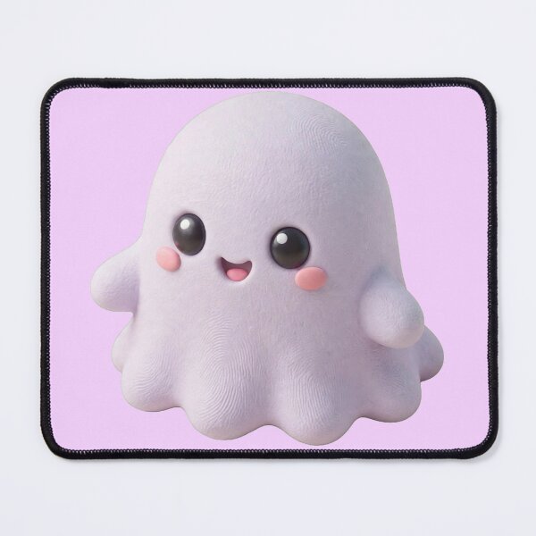 Item preview, Cute Pastel Kawaii Ghost With Pink Cheeks designed and sold by Artistprinter.
