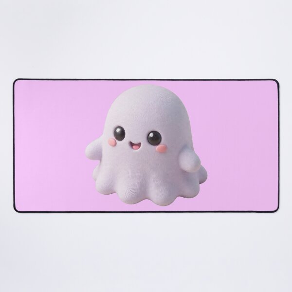 Item preview, Cute Pastel Kawaii Ghost With Pink Cheeks designed and sold by Artistprinter.