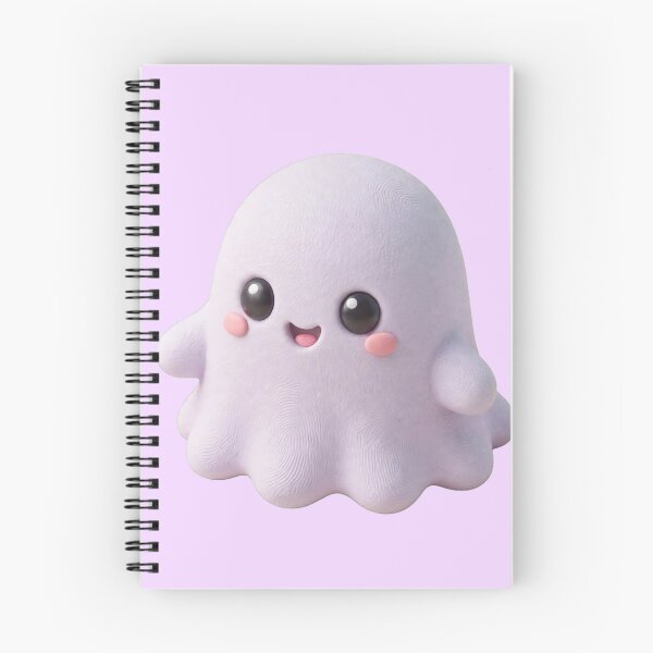 Item preview, Cute Pastel Kawaii Ghost With Pink Cheeks designed and sold by Artistprinter.