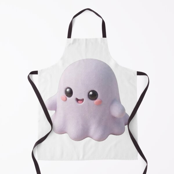 Item preview, Cute Pastel Kawaii Ghost With Pink Cheeks designed and sold by Artistprinter.