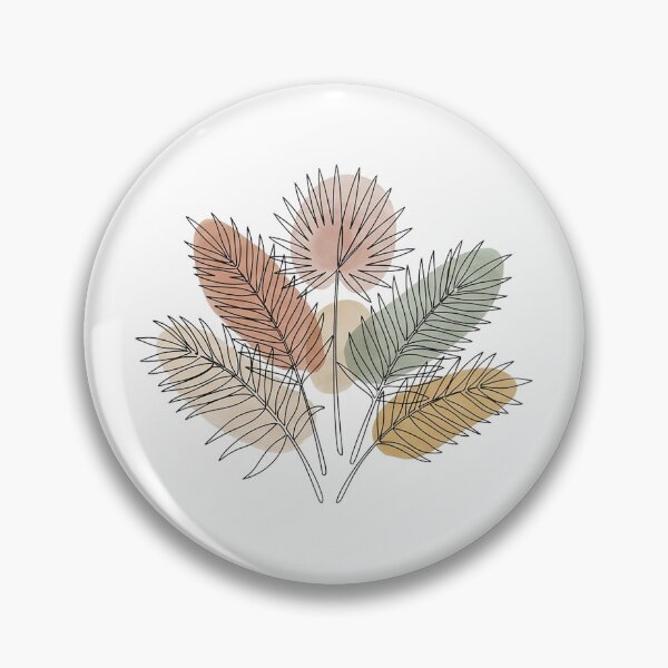 Item preview, Boho Palm Leaves - Minimalist Botanical & Earthy Art designed and sold by The Red Lime.