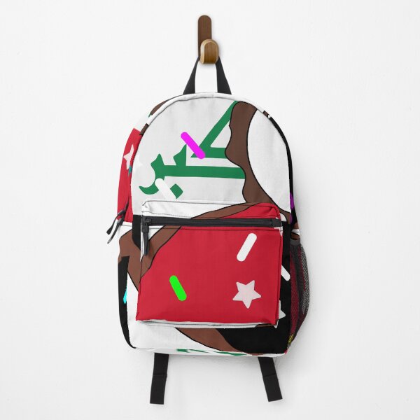 Item preview, Iraq Flag Donut – Colorful Sprinkles Country Pride designed and sold by TheIconSmith.
