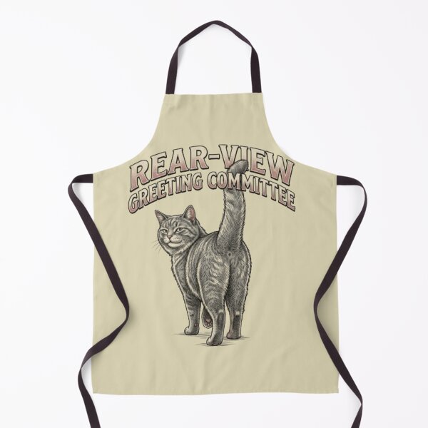 Item preview, Rear View Greeting Committee Funny Gross Cat Grey Cat Humor designed and sold by FurRealStudioCo.