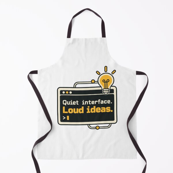 Item preview, Quiet Interface Loud Ideas Minimal UI Design designed and sold by ThreadQuirk.