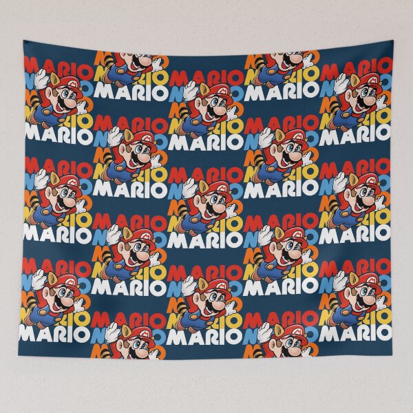Item preview, Flying Hero Action Mario designed and sold by PigmentPrint.