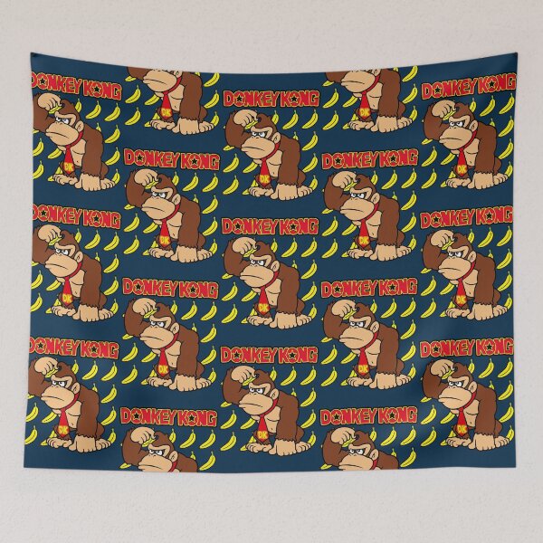 Item preview, Gorilla Character Banana Pattern Background designed and sold by PigmentPrint.