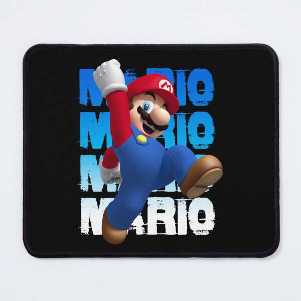 Item preview, Jumping Plumber Hero Blue Overalls designed and sold by PigmentPrint.