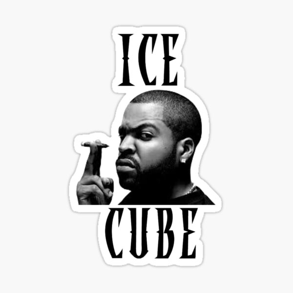 ICE CUBE Sticker by svampwolf.