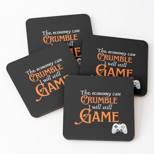 Item preview, The Economy can Crumble I Will Still Game Funny Gaming Tee designed and sold by ljboy99.
