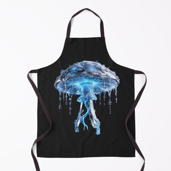 Aperçu de l'œuvre Gothic Frozen Ice Mushroom Winter Dark Art créée et vendue par GodsMonsterss.