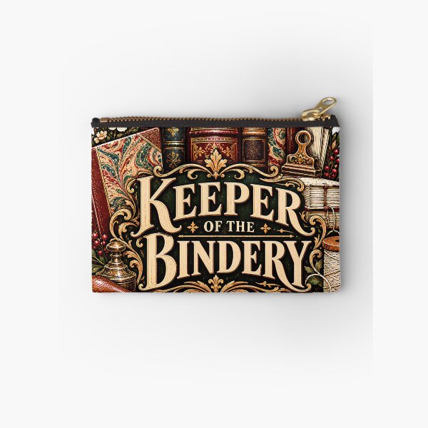 Item preview, Vintage Keeper of the Bindery Book Arts designed and sold by MysticCanvasAi.