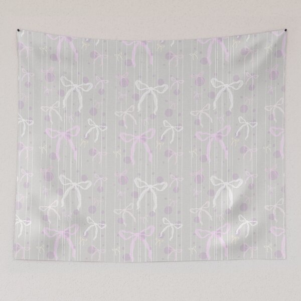 Item preview, Pastel Bows - Coquette Pattern Design designed and sold by photossmirnov.