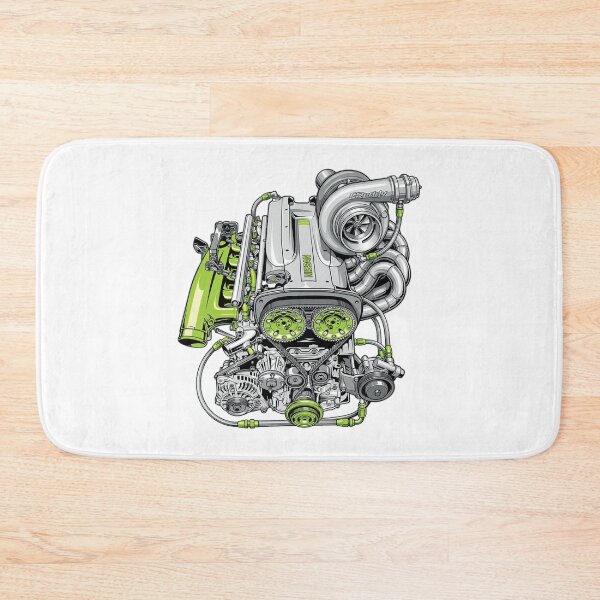 Item preview, Nissan RB26DETT Engine JDM Turbo Skyline GTR Art designed and sold by PrintsGate.