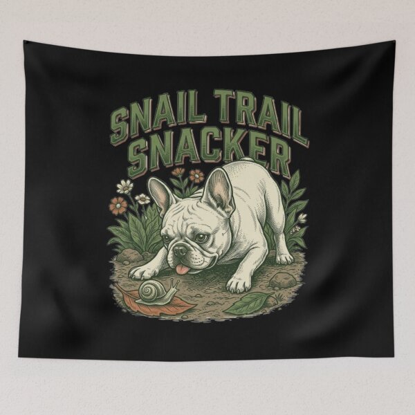 Item preview, Snail Trail Snacker  Funny Gross Dog French Bulldog Lover Gift, Dog Humor  designed and sold by FurRealStudioCo.