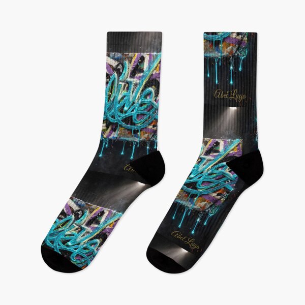 Item preview, GRAFFITI BOSS•TURQUOISE DRIP STREET ART•ORIGINAL CANVAS•ABEL LUGO•LSV designed and sold by Lugo Sunset Visions.