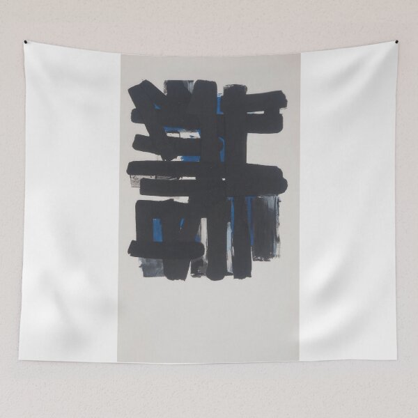 Item preview, Pierre Soulages art - Pierre Soulages artist - Pierre Soulages painting - Pierre Soulages abstract art - Pierre Soulages black painting designed and sold by Rohyadalim.