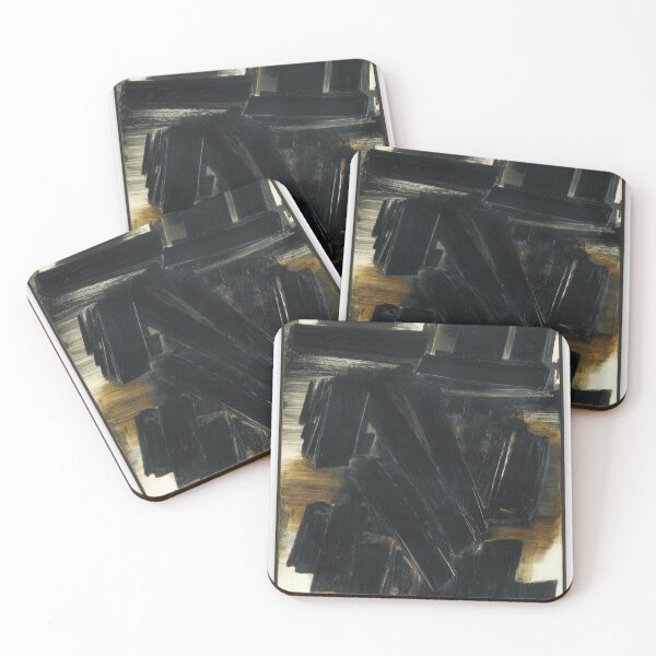 Item preview, Pierre Soulages art - Pierre Soulages artist - Pierre Soulages painting - Pierre Soulages abstract art - Pierre Soulages black painting designed and sold by Rohyadalim.