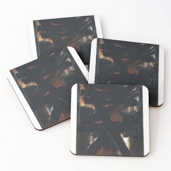 Item preview, Pierre Soulages art - Pierre Soulages artist - Pierre Soulages painting - Pierre Soulages abstract art - Pierre Soulages black painting designed and sold by Rohyadalim.